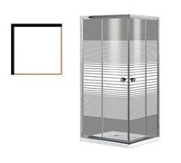BOX DOCCIA BRIXO ORCHIDEA CM.78X78X190H