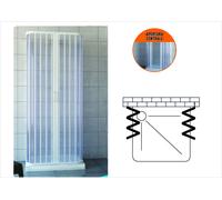 BOX DOCCIA ESTENSIBILE IN PVC BRIXO ORCA 80X80X80