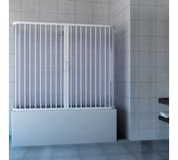 BOX DOCCIA 70x160x70 CABINA TRE LATI 3 SOPRA VASCA A SOFFIETTO IN PVC 14 COLORI