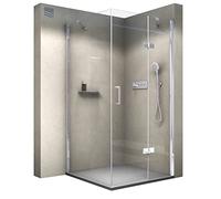 Box doccia con rivestimento NANO - vetro trasparente 8 mm - DX403 - dimensioni selezionabili, Montaggio:Installazione a destra, Larghezza elemento laterale:90cm, Larghezza elemento porta:120cm