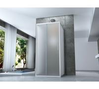 Box doccia cristallo 6 mm - 3 lati due fissi piu' porta scorrevole - montaggi...