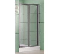 Box doccia cristallo Trasparente 5 mm - porta a libro - Nicchia - 90 cm larghezza - H 190 cm