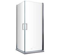 Box Doccia Doppio Battente Angolare Vetro Temperato 8 mm Easy-clean Reversibile H 200 cm (71,5-73,5 x 71,5-73,5 H 200 cm)