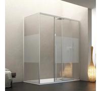 Box Doccia H200 Scorrevole Anticalcare Cristallo Fasciato 8mm