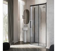 Box doccia Idralite vetro 8 MM mod. Prime Duo 1 Anta 70x150 CM col Black