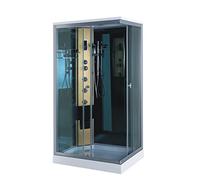 BOX DOCCIA IDROMASSAGGIO ARREDO BAGNO Mod. Portofino 100x70cm CON RADIO E LUCE NEW