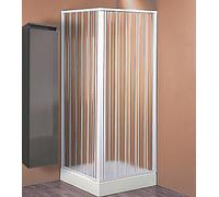 BOX DOCCIA IN PVC ESTENSIBILE A DUE LATI CM.60/80 X 60/80
