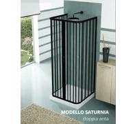 Box doccia in PVC Saturnia 3 Lati Apertura Centrale Varie Misure e Colori
