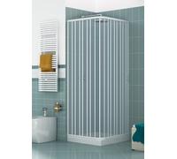 Box doccia Luna 70x100 cm in pvc apertura soffietto laterale