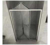 Box Doccia Nicchia Porta a Libro 60 70 75 80 85 90 95 100 Cristallo 6 mm