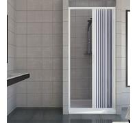 Box doccia mod. Vergine 150xH185cm in pvc a soffietto laterale
