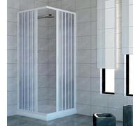 Box Doccia PVC Apertura Totale a Soffietto H185