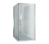 BOX CABINA DOCCIA BAGNO 80x80 QUADRATO ANGOLARE CRISTALLO VETRO SCORREVOLE