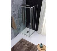 Box doccia quadrato angolare doppia porta scorrevole Fast 2000 Kinedo