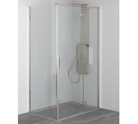 Box Doccia rettangolare 130x80 porta battente con fisso in linea GL8 Kinedo