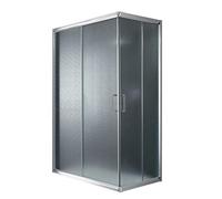 Box Doccia Rettangolare 70x120 H198 Stampato C 6mm mod. Alabama