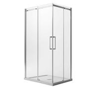 Box Doccia Rettangolare 75x90CM H200 Vetro Trasparente 8mm Sinistra mod. Prime Corner