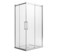 Box Doccia Rettangolare 80x90CM H200 Vetro Trasparente 8mm Destra mod. Prime Corner