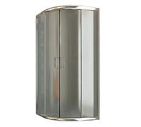 BOX CABINA DOCCIA BAGNO TONDO 90x90 SEMICIRCOLARE ANGOLARE SCORREVOLE CRISTALLO