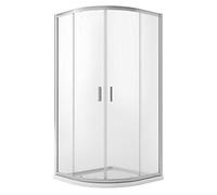Box Doccia Semicircolare 90x90 H198 Trasparente 6mm mod. Ready
