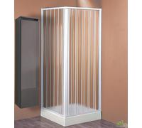 BOX DOCCIA SOFFIETTO PARETE ANGOLARE LATERALE CM.60/80X60/80 H 185CM ESTENSIBILE