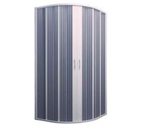Box Doccia Soffietto Semicircolare Ap. Centrale 90-70x90-70 Riducibile