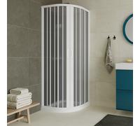 BOX DOCCIA x CABINA ANGOLARE TONDO SEMICIRCOLARE A SOFFIETTO CENTRALE PVC