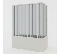 BOX DOCCIA x CM SOPRA VASCA PVC A SOFFIETTO APERTURA LATERALE H 150