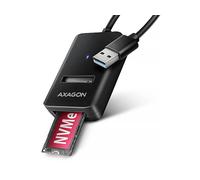 BOX ESTERNO HARD DISK AXAGON ADM2-AM USB-A 10Gbps - M.2 NVMe & SATA SSD adaptér, kabelis USB-A 10cm