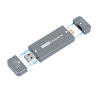 Box esterno M.2 NVMe con connettore USB-A e interfaccia USB 3.2 10 Gbps in-line per SSD 2230.