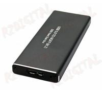 BOX ESTERNO PICCOLO M.2 NGFF SSD 2.5" USB 3.0 CASE PER HARD DISK SATA PLUG PLAY