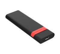 Box Esterno SSD Verbatim 32261 M.2 NVMe ABS Policarbonato Nero Rosso senza attrezzi