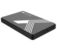 Techly Box esterno I-Case USB3-SL25TY – USB 3.0 per HDD/SSD SATA 2,5" Nero