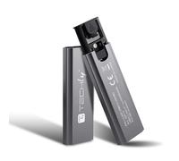 Techly 369113 Box Esterno USB-C™ USB3.2 Gen2 NVMe/SATA M.2 SSD Grigio