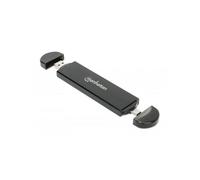 Box esterno hard disk Manhattan I CASE USB31C NGFFM2 USB C e USB A Bla