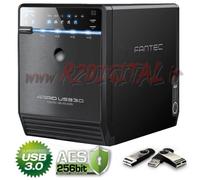 BOX FANTEC QB-35US3R 4 HARD DISK USB 3.0 eSATA RAID PROTEZIONE DATI NAS SERVER