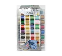 BOX FILATI MADEIRA 80 FILI METALLICI SET DA PER CUCITO MACCHINA RICAMO RICAMARE