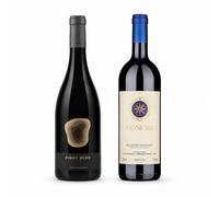 Box Grandi Rossi Sassicaia 2023 + Pinot Nero 2022 [2 bot] 0.75 lt