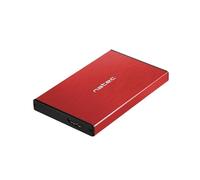 Box HDD/SSD Natec Rhino GO 2.5" Alluminio Rosso MicroUSB SATA III