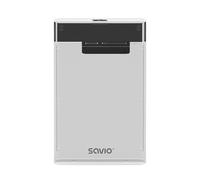 Box HDD/SSD SAVIO AK-66 2.5" Plastica Trasparente Compatibile SATA USB 3.0