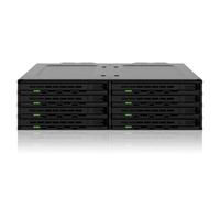 Box ICY DOCK MB038SP-B 8 dischi 2,5" SATA/SAS per 1 slot 5,25" con ventole