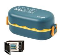 Box impilabile: scomparto multiplo compatto, design leggero e portatile, chiusura a scatto sicura, struttura impilabile versatile | per frutta, verdura, sushi, snack, torte, noci, viaggi, uffici