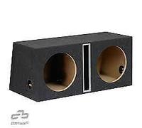Box in MDF spessore 1,8mm x 2 Subwoofer 250mm 10" Con Porta Reflex 70lt - - Bas