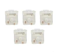 Box - Interruttori tattili per tastiera, colore bianco, 45 g, suono clicky, resistente alla polvere, compatibile con hot swap, 80 milioni di battute per build personalizzate (A)