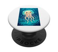 Box Jellyfish - veleno mortale nel fumetto tropicale australiano PopSockets PopGrip Adesivo