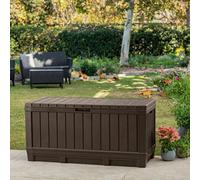 Box Keter da giardino resina marrone Baule piscina porta attrezzi