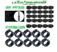 BOX KIT 25 POPUP S050S TURBINA 1/2" RAIN+25 NIPPLO RID 3/4"X1/2" +10 prese staf