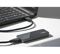 BOX M2 Sata SSD 128 GB USB 3.0 Super Velocità fino a 5 Gbps Box in Alluminio M.2 USB Adapter Enclosure, Pronto All'Uso