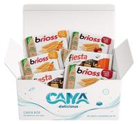 Box Merendine Assortite per brioss & fiesta: 6 Confezioni, 60 Merendine Incartate, 2 Brioss Albicocca 280g, 2 Brioss Ciliegia 280g, 2 Fiesta 360g - Maxi Scorta Colazione e Merenda 1,84kg
