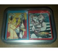 BOX metallo Carte da Gioco 2 Mazzi Di Carte Da Poker con 200 opere di Picasso